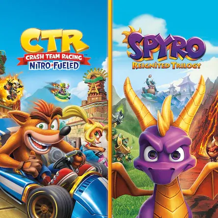 اکانت قانونی بازی Crash™ Team Racing Nitro-Fueled + Spyro™ Game Bundle برای PS5 و PS4